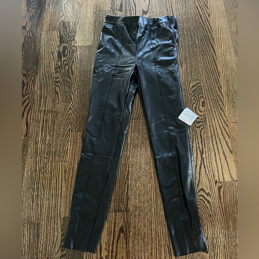 Topshop new worn fake leather skinny fit pants size US 6